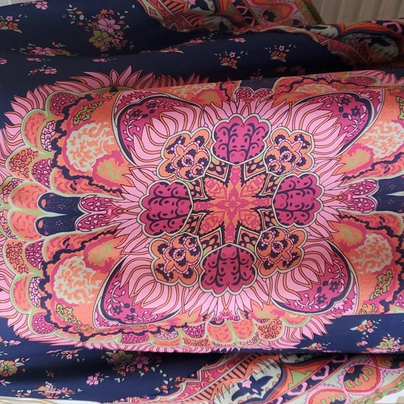 Amazon Weiyan Bohemian Chiffon Floral Top Size XL - Picture 4 of 7